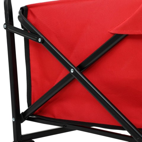 Wózek turystyczny transportowy TYRS składany 145L Czerwony