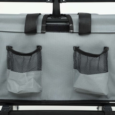 Wózek turystyczny transportowy TYRS składany 145L Szary