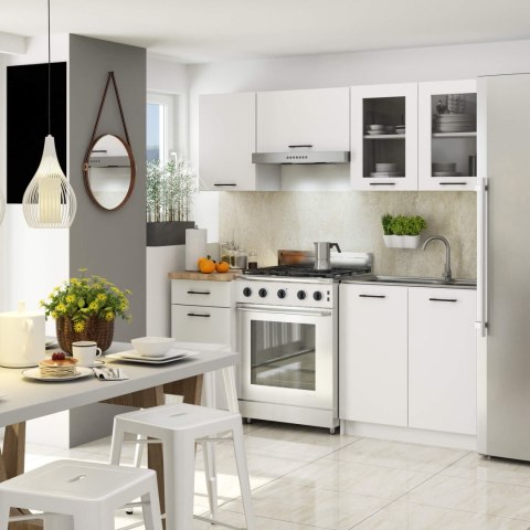 Zestaw szafek kuchennych z witryną OLIWIA 1.8m