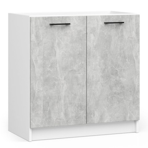 Zestaw szafek kuchennych z witryną OLIWIA 2.4m H720 Beton