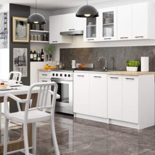 Zestaw szafek kuchennych z witryną OLIWIA 2.4m