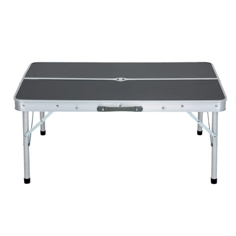 Zestaw turystyczny ROI stół + 2 ławki Czarny