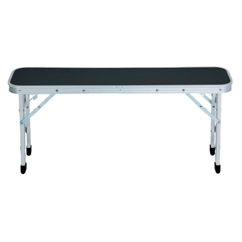 Zestaw turystyczny ROI stół + 2 ławki Czarny