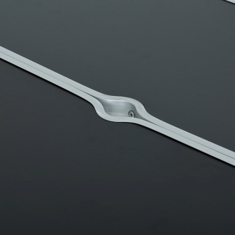 Zestaw turystyczny ROI stół + 2 ławki Czarny