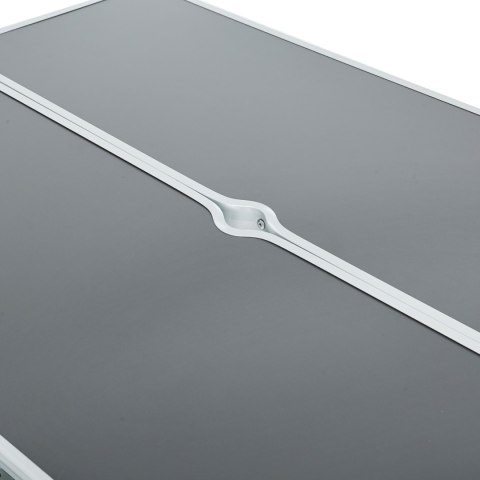 Zestaw turystyczny ROI stół + 2 ławki Szary