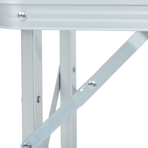 Zestaw turystyczny ROI stół + 2 ławki Szary