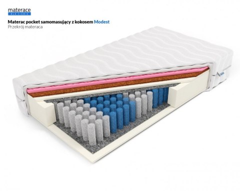 Nordsen Materac pocket samomasujący z kokosem Modest