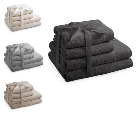 Nordsen Zestaw 4 ręczników AMARILIS - różne kolory 2*70x140+2*50x100