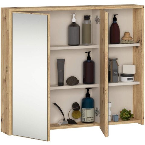 SZAFKA ŁAZIENKOWA WISZĄCA VAMI W90 2D 3P LO DĄB ARTISAN / KASZMIR