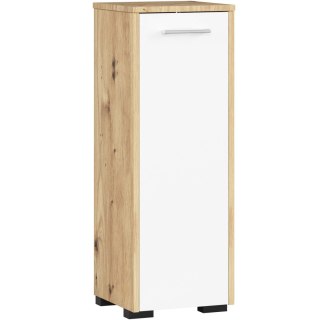 SZAFKA STOJĄCA ŁAZIENKA FIN S30 1D DĄB ARTISAN / BIAŁA