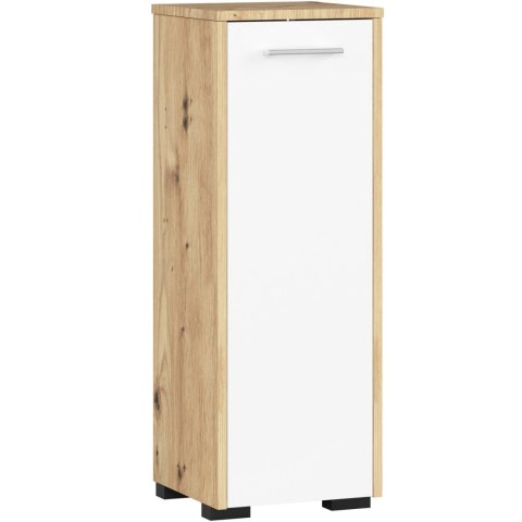 SZAFKA STOJĄCA ŁAZIENKA FIN S30 1D DĄB ARTISAN / BIAŁA