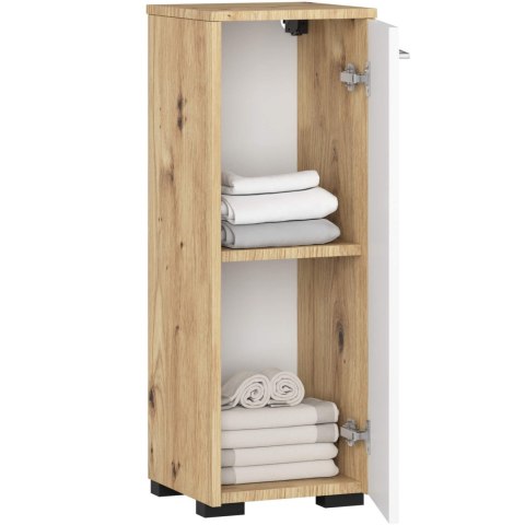 SZAFKA STOJĄCA ŁAZIENKA FIN S30 1D DĄB ARTISAN / BIAŁA