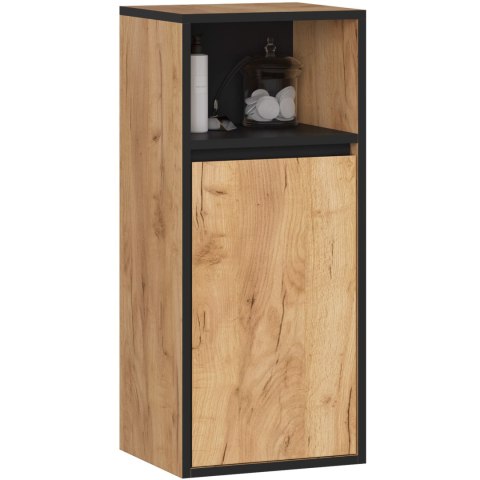 ZESTAW MEBLI ŁAZIENKOWYCH WISZĄCYCH VAMI DĄB CRAFT / CZARNY