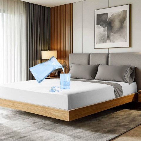 Nordsen Prześcieradło wodoodporne Marko z gumką białe