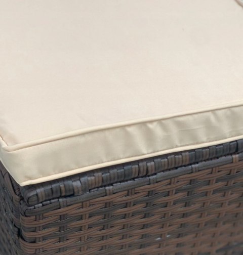 Nordsen Zestaw mebli ogrodowych TAJLO ciemnobrązowy