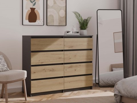 Komoda Malwa M8/120 ANTRACYT ARTISAN