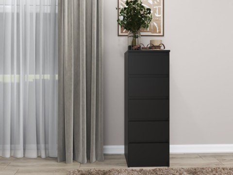 Komoda Malwa W5 CZARNY