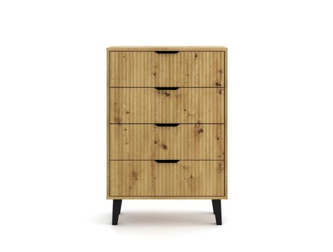Komoda Scandi 4S SLIM DĄB ARTISAN