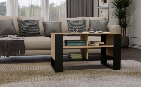 Ława Modern 4P SLIM DĄB ARTISAN CZARNY