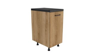 MEBLE KUCHENNE ZESTAW VARIO 240X180CM Z4 CZARNY/EVOKE BLAT DISTRICT BEZ AGD