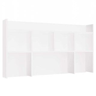 Nadstawka do Biurka 130 cm BIAŁA Regał Na Książki Dokumenty