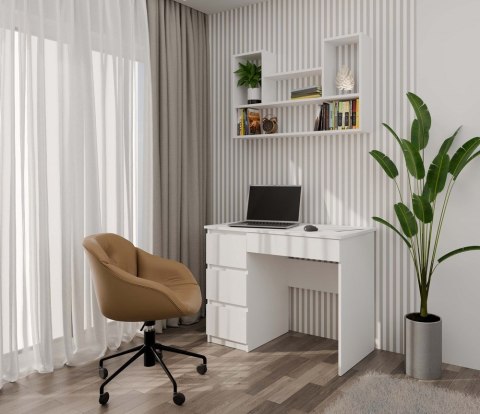 Regał BILBAO 4P BIAŁY