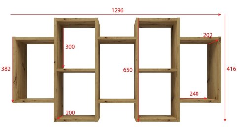 Regał BILBAO 7.0 ARTISAN