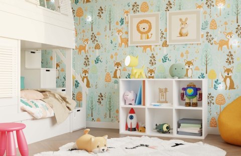 Regał Malax MINI 2X3 BIAŁY