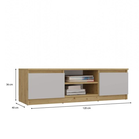 RTV Malwa 120 DĄB ARTISAN KASZMIR BEŻ