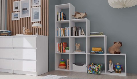 Regał Step 4X4 BIAŁY