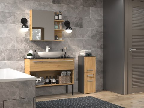 Słupek Łazienkowy Nel V DDS ANTRACYT DĄB ARTISAN