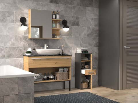 Słupek Łazienkowy Nel V DDS ANTRACYT DĄB ARTISAN