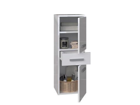 Słupek łazienkowy Nel V DDS BIAŁY POŁYSK