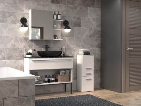 Słupek łazienkowy Nel V DDS BIAŁY