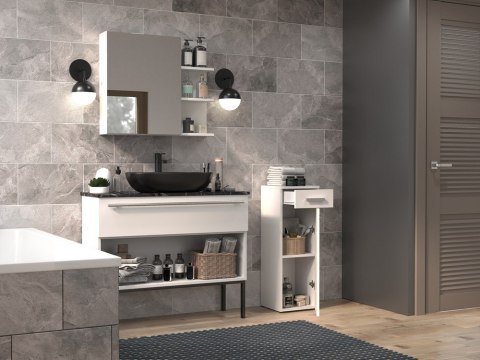 Słupek łazienkowy Nel V DS BIAŁY