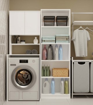 Słupek łazienkowy Pola MULTI BIAŁY