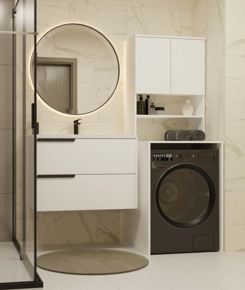 Słupek łazienkowy Pola MULTI BIAŁY