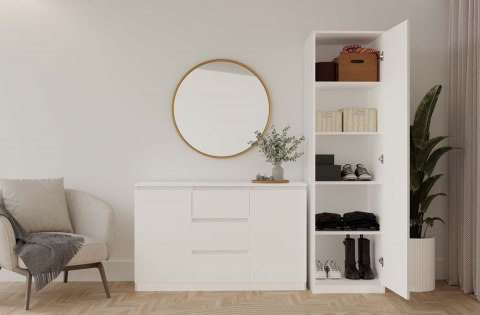 Szafa Malwa SD-50 z Lustrem BIAŁY