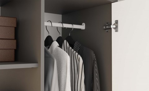 Szafa Malwa SS-90 ANTRACYT BIEL