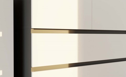 Szafa Malwa SS-90 ANTRACYT BIEL