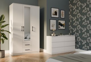 Szafa ROMANA 120 Z Lustrem BIAŁA