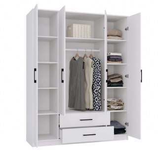 Szafa ROMANA 160 BIAŁA Bez Lustra