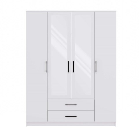 Szafa ROMANA 160 Z Lustrem BIAŁA