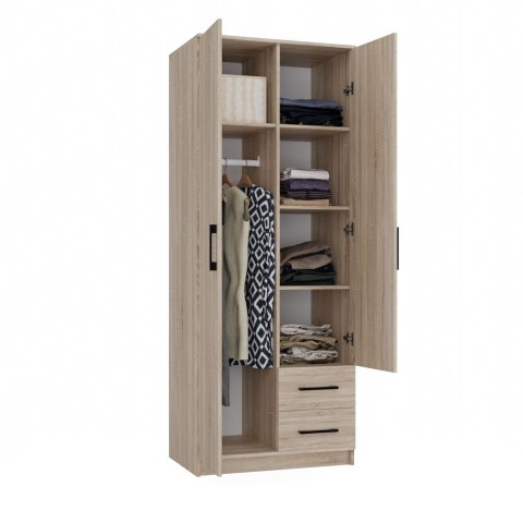 Szafa ROMANA 80 Z Lustrem DĄB SONOMA