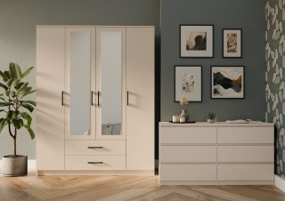 Szafa Romana 160 X 205 LUSTRO KASZMIR BEŻ