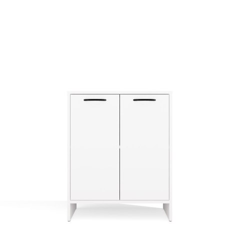 Szafka Łazienkowa NINA 2DUM BIAŁY 2 Drzwi Półki Regał Pod Umywalkę