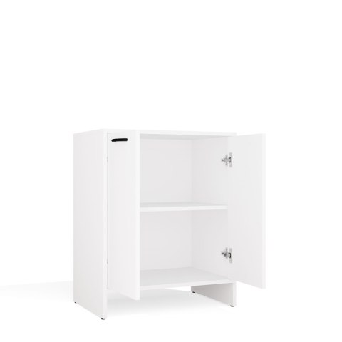 Szafka Łazienkowa NINA 2DUM BIAŁY 2 Drzwi Półki Regał Pod Umywalkę
