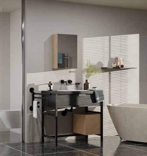 Szafka Łazienkowa Wisząca POLA 1DL DĄB SONOMA