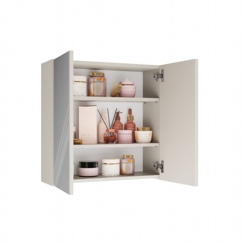 Szafka Łazienkowa Wisząca Z Lustrem Nad Umywalkę POLA 2DL 2 Drzwi KASZMIR