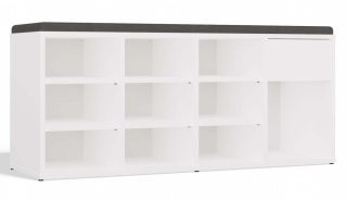 Szafka Na Obuwie Buty Otwarta TALLIN BIAŁY Do Przedpokoju